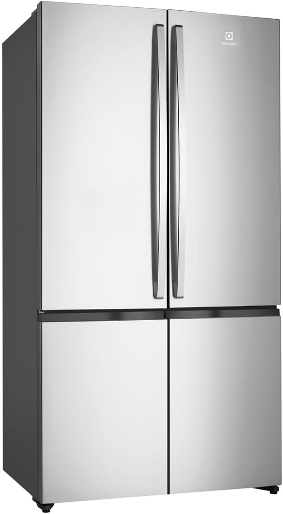 Electrolux Refrigerator, 4 Door Side by Side, French door, 600 Liters, No Frost Fridge, Inverter Compressor, Steel, Made in Thailand, EQA6000X"Min 1 year manufacturer warranty"