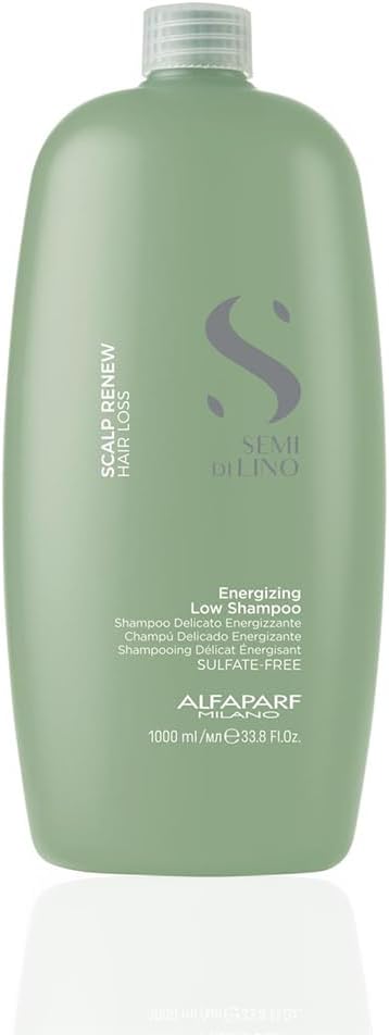 Alfaparf Milano Semi di Lino Scalp Renew Energizing Low Shampoo, 1 L