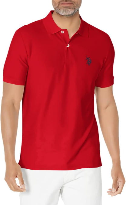 U.S. Polo Assn. Men's Polo Shirt, Oatmeal, One size