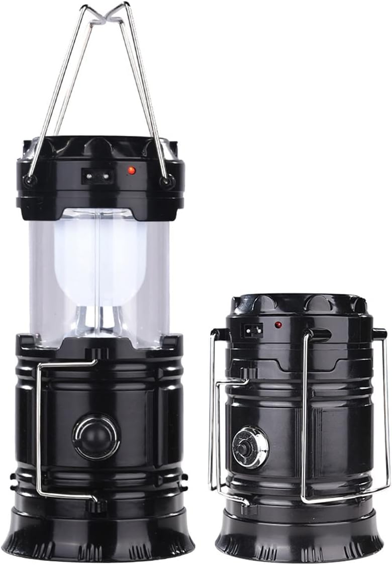 SKY-TOUCH 2 Pack Portable Led Camping Lantern Flashlights Survival Kit For Emergency, Hurricane, Outage