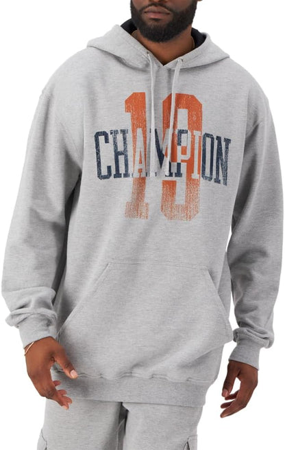 Champion mens Graphic Powerblend Fleece Hood Graphic Powerblend Fleece Hoodie