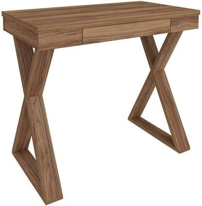 Artany Veneza Desk, Nogal, W 90.8 X D 50 cm H 77.6