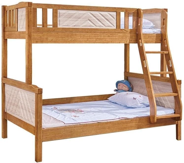 Furniture4Us Wooden bunk bed down queen Double 190/150 cm up twin 190/120 cm