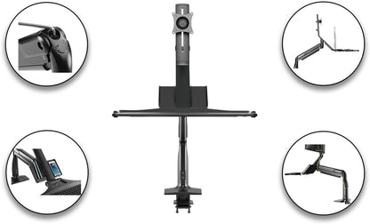 SIT-STAND WORK STATION SHS21 01N