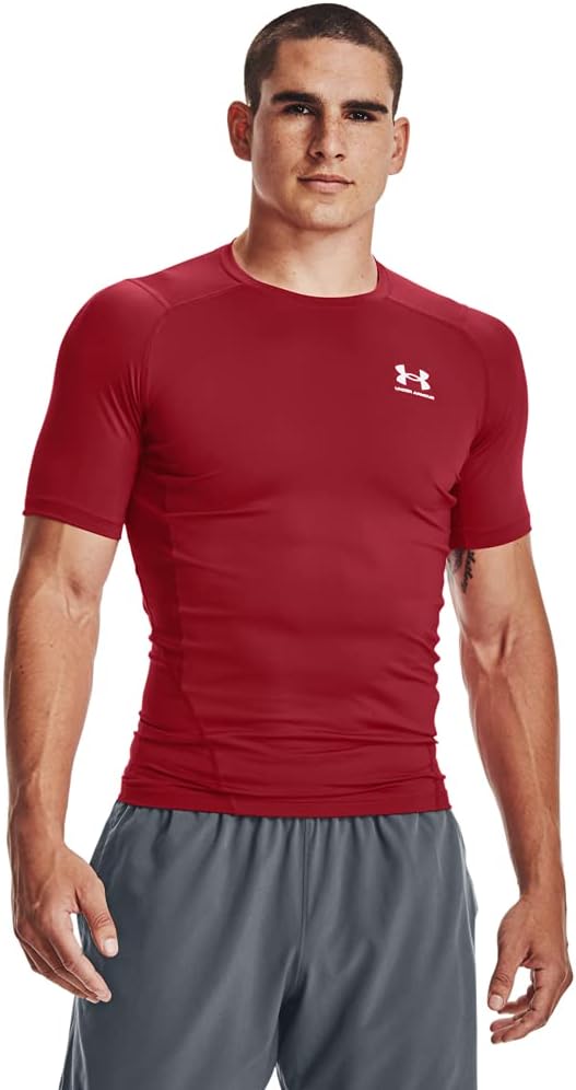 Under Armour Mens Armour Heatgear Compression Short-sleeve T-shirt Short Sleeve