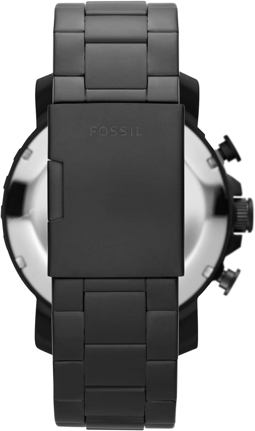 Fossil men's nate stainless steel chronograph quartz discount watch