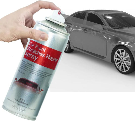 Supociam Car Scratch Repair Paste Spray, Silver Automotive Universal Touch-Up Spray Paint, 11 oz, Silver,