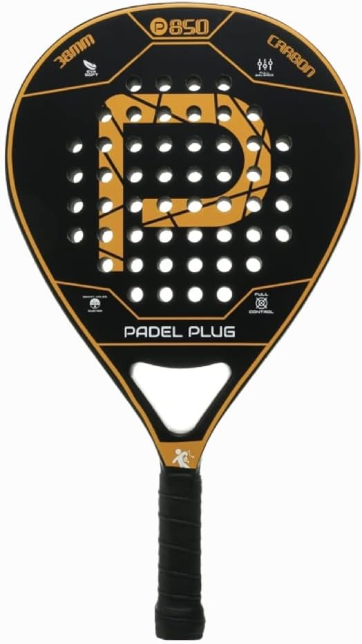 PADEL RACKET P850 Paddle Racket Carbon Fiber Light EVA Core Memory Foam Paddle Tennis Racquet