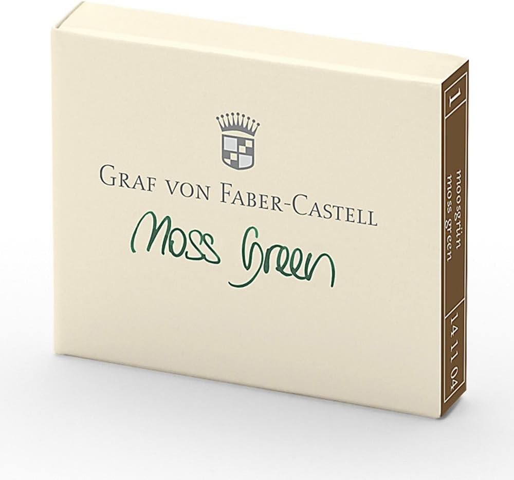 Graf von Faber-Castell Ink cartridges, Carbon Black 6X, 141100