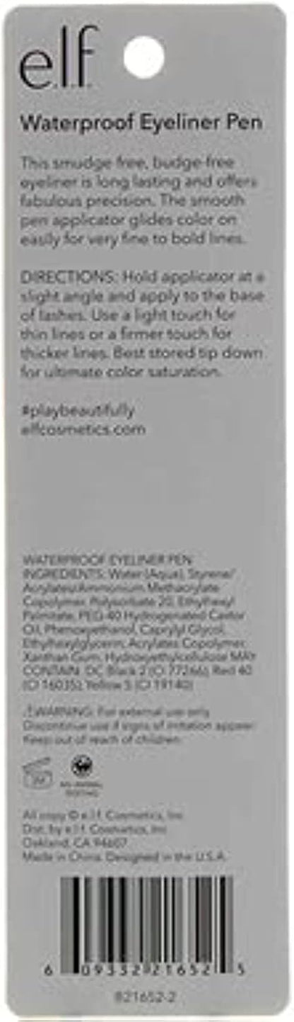 e. l. f. Waterproof Eyeliner Pen, Coffee, 0. 06 Ounce