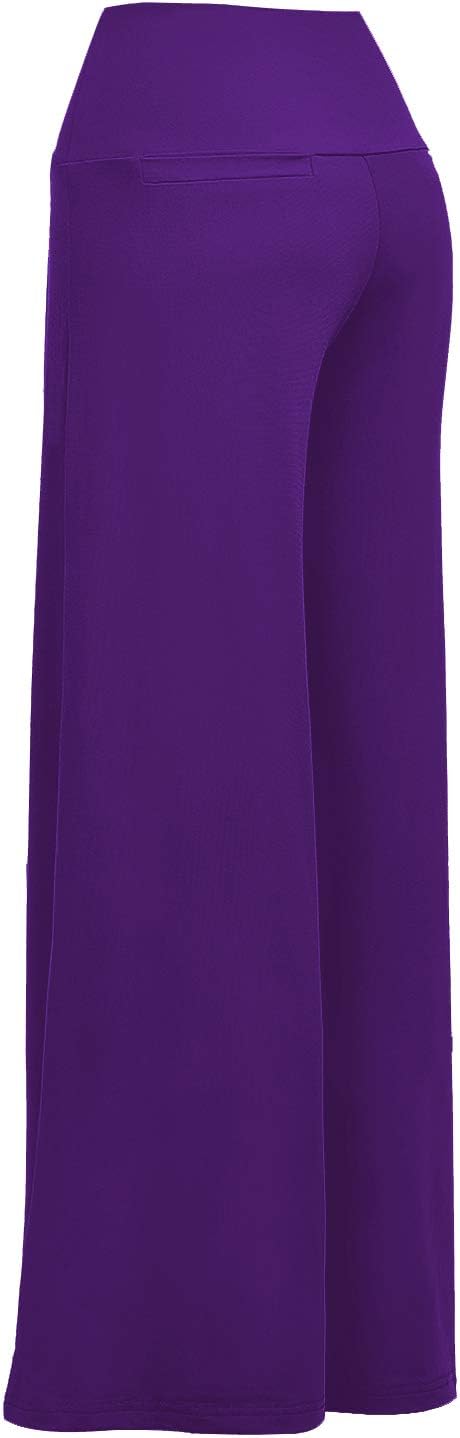 Arolina Women's Stretchy Wide Leg Palazzo Lounge Pants Casual Comfy High Waist Palazzo Pants