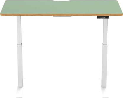 Navodesk Electric Height Adjustable Computer Desk, Bluetooth Enabled White Frame (Frame+Top) (Walnut, 59 x 30 inch)