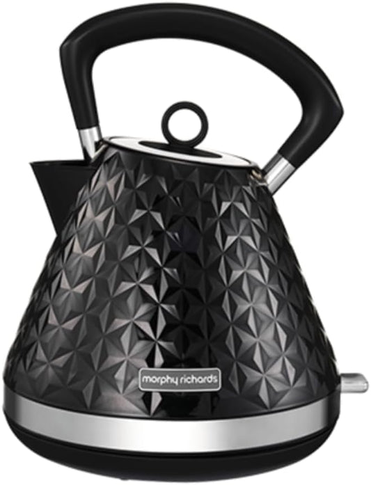 Morphy Richards PYRAMID 3000W KETTLE TRADITIONAL BLACK, 108131