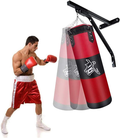 XTDGN 7 In 1 Boxing Bag Set with Chains and Gloves, Fillable Punching Bag for Gym Bodybuilding - Punch Speed Training, for Taekwondo, Muay Thai, Workout - Bags Empty, One Size