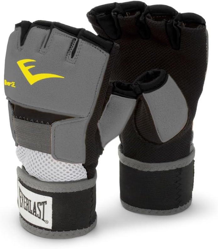 EVERLAST EVERGEL HAND WRAPS YELLOW PINK LARGE