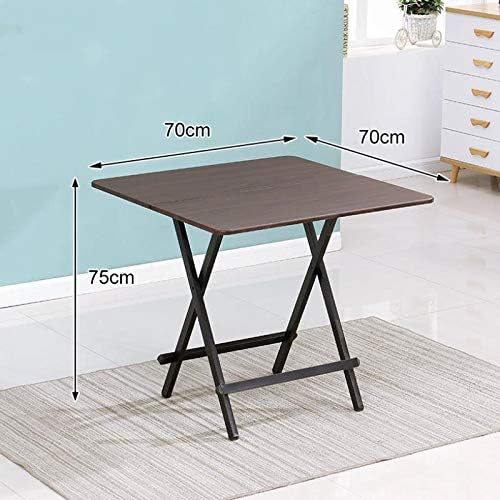 KH Multifunctional Folding Table,Wooden Square Table,Portable Camping Table,Dining table,Garden, Picnic,Coffee table (Color C)