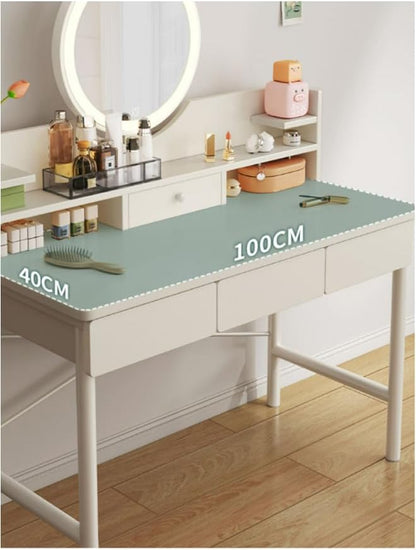 Makeup Vanity Table Dressing Table Flip Mirror With Drawers