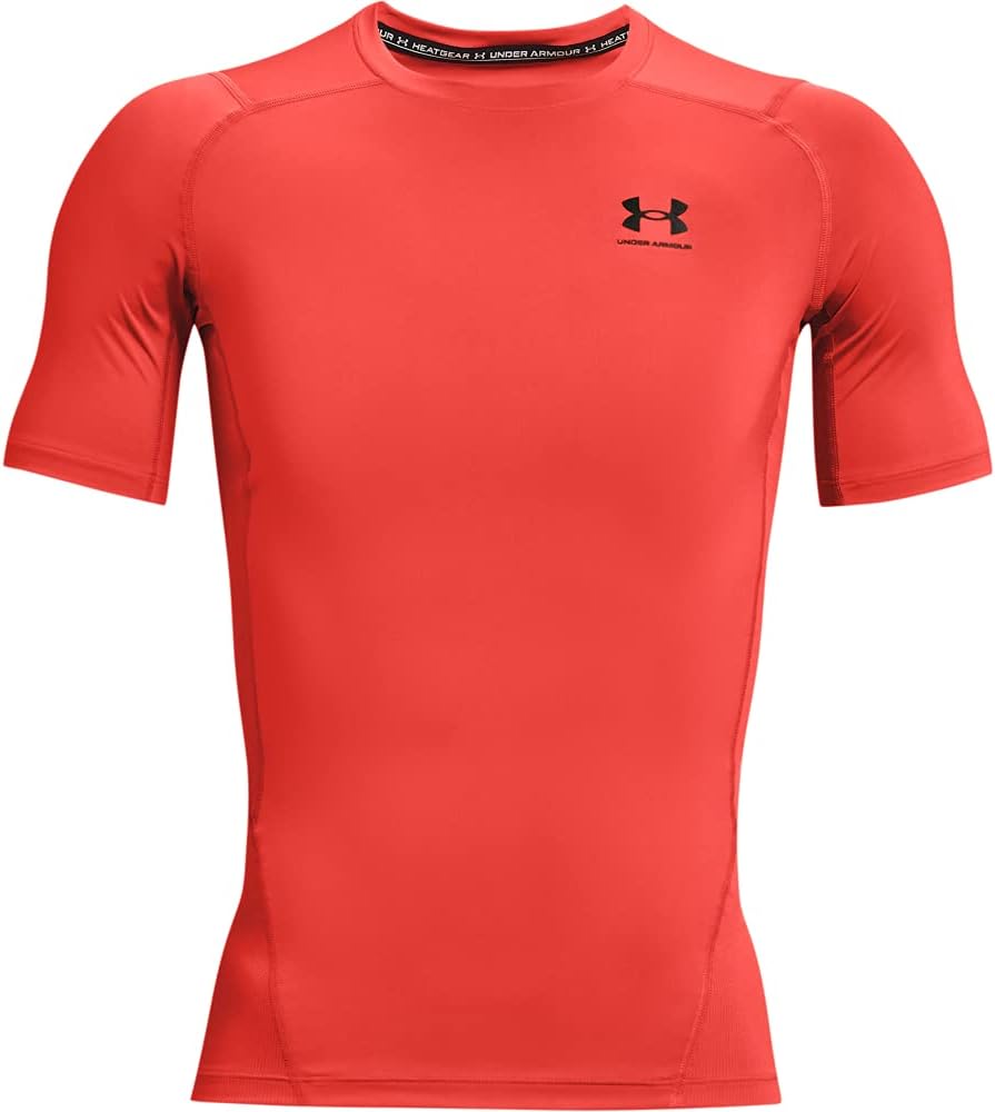 Under Armour Mens Armour Heatgear Compression Short-sleeve T-shirt Short Sleeve