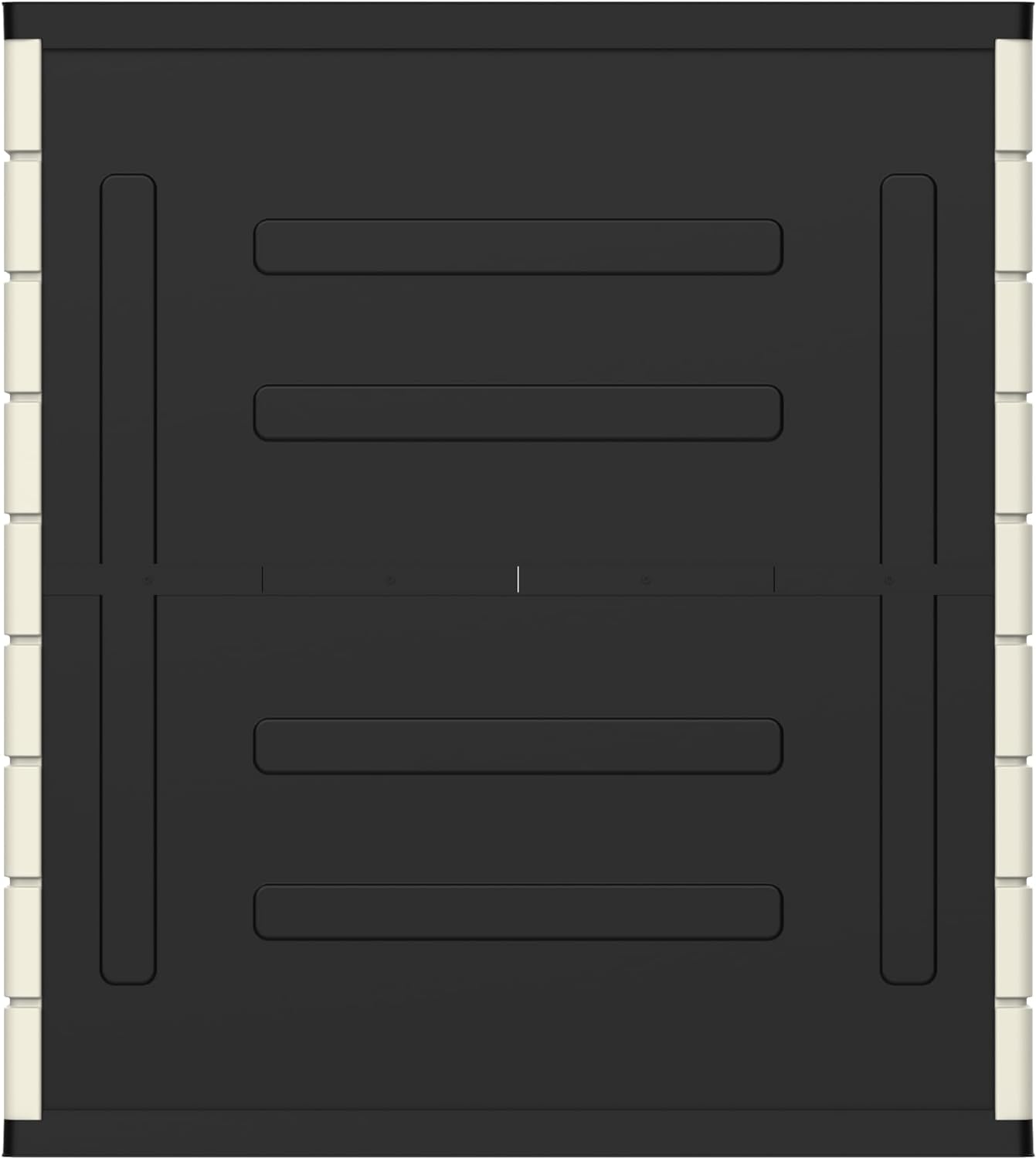 Cosmoplast Cedargrain Vertical Storage Short Cabinet