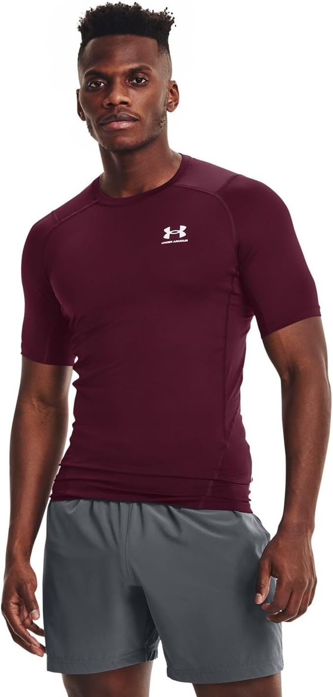 Under Armour Mens Armour Heatgear Compression Short-sleeve T-shirt Short Sleeve