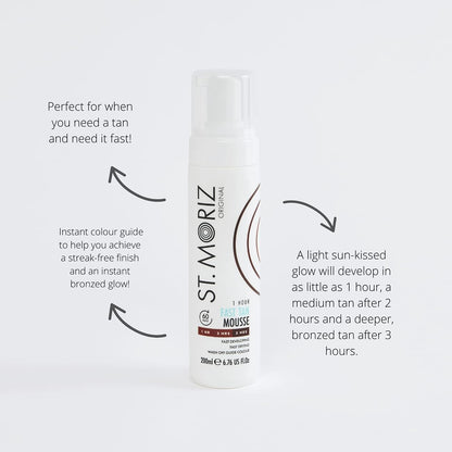 St. Moriz Self Tanning Fast Self Tanning Mousse (With Shade Control)