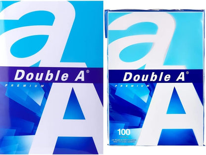 Double A - Printer Copy Paper, Size A4, GSM 80, 500 Pages Ream - White