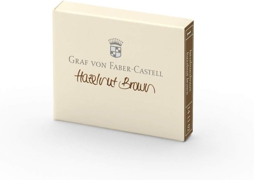 Graf von Faber-Castell Ink cartridges, Carbon Black 6X, 141100