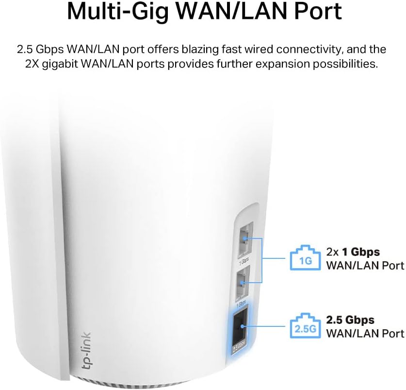 TP-Link AX1800 Whole Home Mesh Wi-Fi 6 System - Covers up to 5800 Sq.Ft, Replaces WiFi Routers and WiFi Extenders, Works with Alexa, Deco X20(3-Pack)