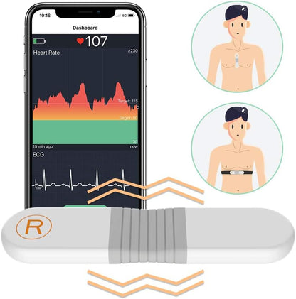 Wellue Wearable Heart Health Monitor Heart Rate and ECG/EKG Tracker With Bluetooth App