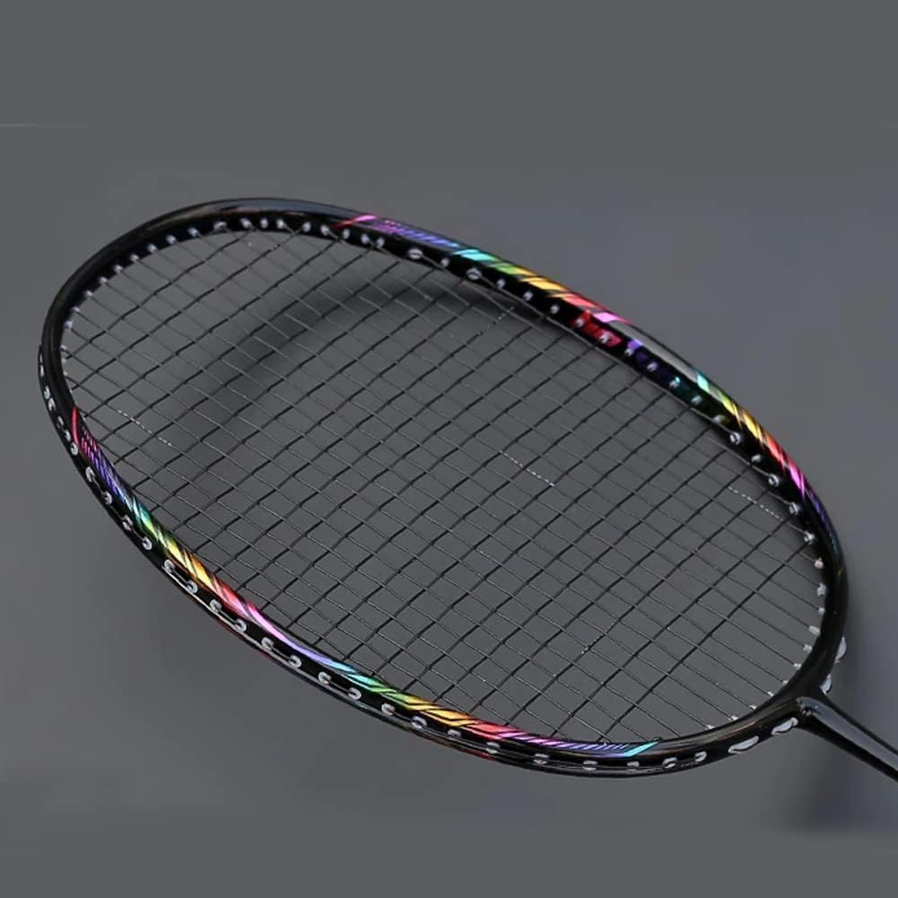 Badminton Racquet, Professional 8U 65g full carbon fiber Offensive Badminton Rackets 22-30LBS Ultralight Racquet Sports Adult, Children Badminton Racket Carrying Gift Box