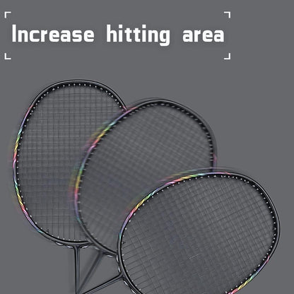 Badminton Racquet, Professional 8U 65g full carbon fiber Offensive Badminton Rackets 22-30LBS Ultralight Racquet Sports Adult, Children Badminton Racket Carrying Gift Box