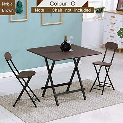 KH Multifunctional Folding Table,Wooden Square Table,Portable Camping Table,Dining table,Garden, Picnic,Coffee table (Color C)