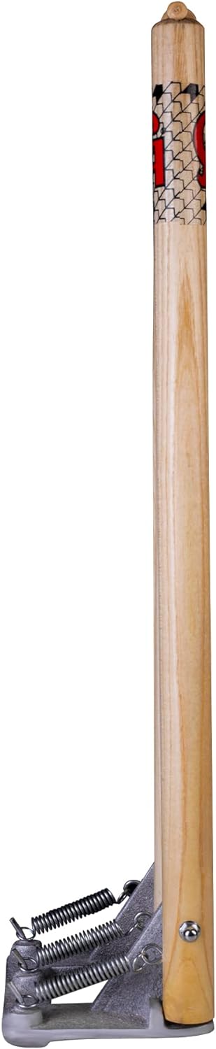 CA Sports wooden Cricket wicket Stumps With Spring Stand 10060006 28 Inch, Beige, Multi Color