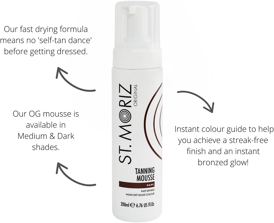 St. Moriz Self Tanning Fast Self Tanning Mousse (With Shade Control)