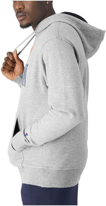 Champion mens Graphic Powerblend Fleece Hood Graphic Powerblend Fleece Hoodie