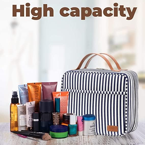 Toiletry Bag, Hanging Travel Toiletry Bag, Waterproof Large Capacity Cosmetic Travel Toiletry Organizer for Women Men, Makeup Organizer for Travel Accessories Kit, Bathroom Shower