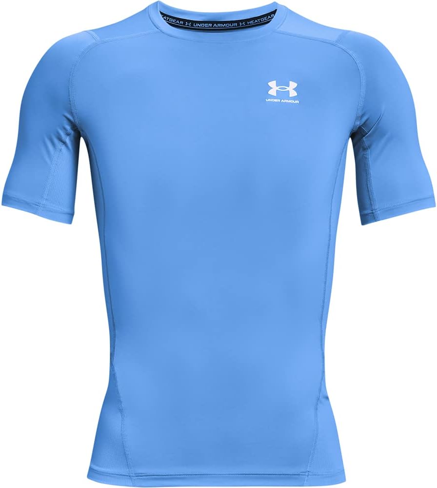 Under Armour Mens Armour Heatgear Compression Short-sleeve T-shirt Short Sleeve