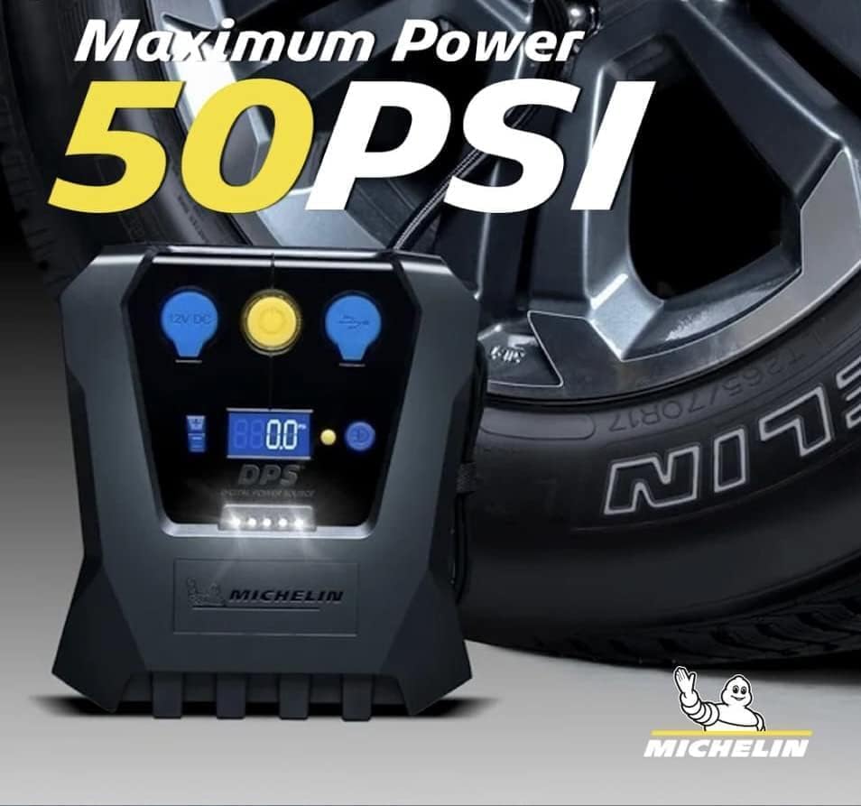 Michelin High Power Rapid Tire Inflator For Cars - 12266