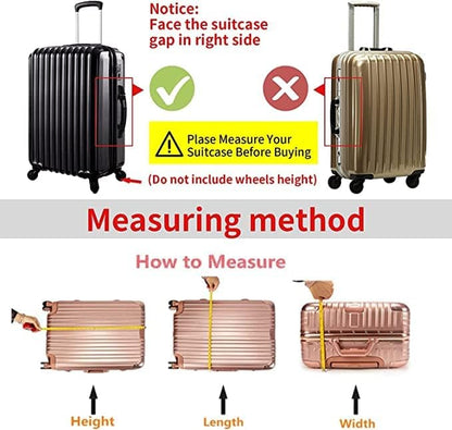 T Tersely Premium PVC Luggage Protector 20/24/26/28/30 Inch - Waterproof, Dustproof & Anti-Scratch Suitcase Covers for Travel Check-in Luggage Protection Rainy Days Durable & Dirt-Resistant (28 Inch)