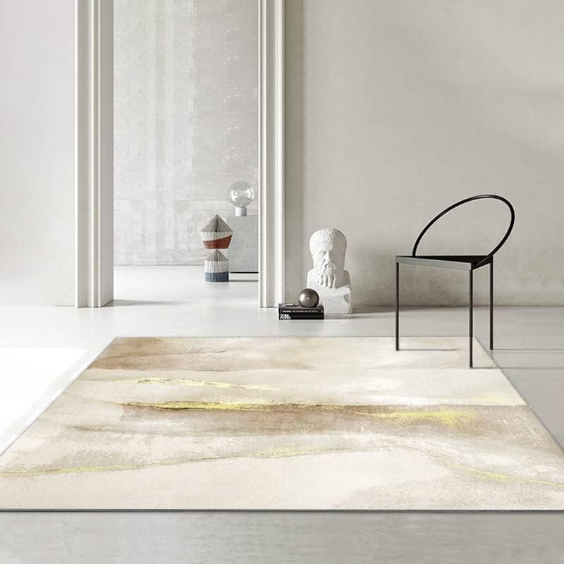 MONOGUE Modern Abstract Area Rugs,Non-Slip Short Pile Soft Carpet Rugs for Bedroom Living Room, Hallway, Dining Room, Office, Dorm Room (160cm x 230cm, MNJ-3)