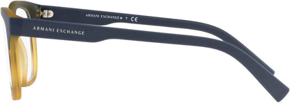 AX Armani Exchange Men's Ax3050 Square Prescription Eyeglass Frames