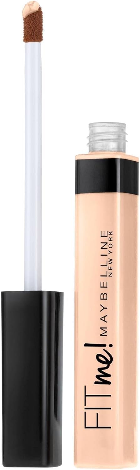 Maybelline New York Concealer, Flawless Natural Coverage, Conceals Redness And Blemishes, For Normal To Oily Skin, Fit Me, 15 Fair