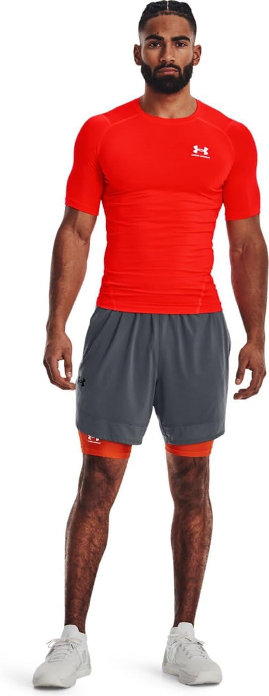 Under Armour Mens Armour Heatgear Compression Short-sleeve T-shirt Short Sleeve