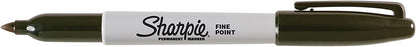 Sharpie Permanent Marker, Fine Point, Black, Pack of 3