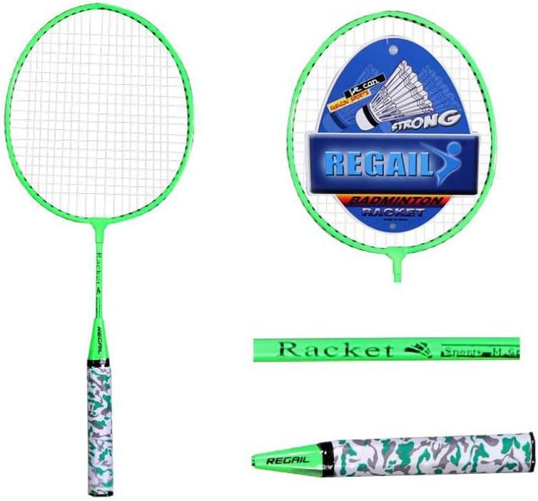 Kids Badminton Racket Set - Badminton Racket Set - 2 Person Backyard Youth Set with Badminton Balls for Kids Indoor Outdoor Sports (Includes 2 Rackets + 2 Badminton Balls)