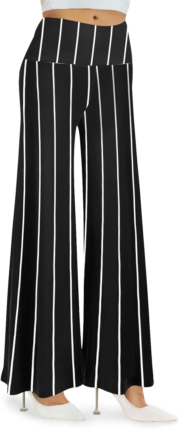 Arolina Women's Stretchy Wide Leg Palazzo Lounge Pants Casual Comfy High Waist Palazzo Pants