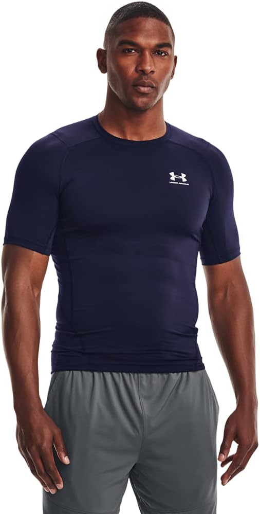 Under Armour Mens Armour Heatgear Compression Short-sleeve T-shirt Short Sleeve