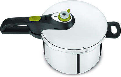 Tefal Stainless Steel Clipso Precision Pressure Cooker 10 Liter, Silver P4411562