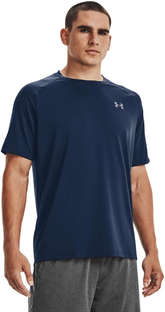 Under Armour Men's UA Tech 2.0 SS Tee Light and Breathable Sports T-Shirt, Gym Clothes With Anti-Odour Technology (pack of 1)