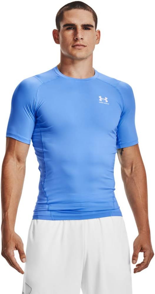 Under Armour Mens Armour Heatgear Compression Short-sleeve T-shirt Short Sleeve